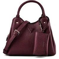 GUESS Stylische rote Damentasche mit vielseitigen Fächern und Schultergurt