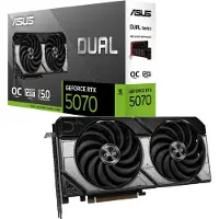 Asus Dual -RTX5070-O12G, GeForce RTX 5070, 12 GB, GDDR7, 192 Bit, 7680 x 4320 Pixel, PCI Express 5.0