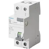 Siemens 5SV4612-0 FI-Schutzschalter, 2-polig, Typ AC, In: 25 A, 300 mA, Un AC: 230 V 5SV46120