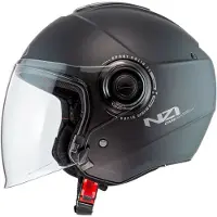 Nzi Civic Solid Noveau Jethelm Schwarz 2XL Schwarz 2XL