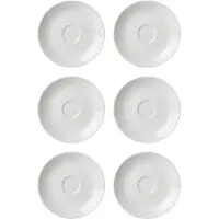 Ritzenhoff & Breker Untertasse "Espressountertassen Bianco ø 11.0 cm 6er Set weiß"