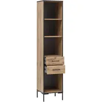 Schildmeyer Aktenregal "Serie 2000", beige (eiche landhaus dekor), B:40,2cm H:194,2cm T:39cm, Holzwerkstoff, Regale, Aktenregal
