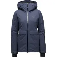 Black Diamond W Factor Insulated Parka, Women's Outerwear Top, 0038 Charcoal, L, , AP7461070038LRG1
