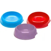 Ferplast Hund- und Katzenfutter-Schale "PARTY", Ø 15,5 cm, Höhe 5,1 cm, Fassungsvermögen 0,3 Liter