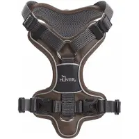 Hunter Geschirr Divo Braun/Grau S-M