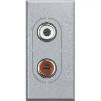 Legrand HC4281 Anschlussdose RCA 2-Fach alu