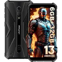 Ulefone Armor X12, 13,8 cm (5.45"), 3 GB, 32 GB, 13 MP, Android 13 Go edition, Schwarz