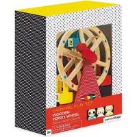 Sonstige Verlage Petit Collage Holz-Riesenrad Spielzeug mit Spielfiguren