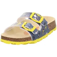 Superfit Jungen FUSSBETTPANTOFFEL Blau/Gelb 8180