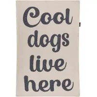 David Fussenegger Hundebett ohne Füllung cool dogs live here 60 x 90 cm - Natur - GRS - von