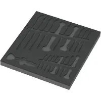 Wera 9831 Schaumstoffeinlage 6003 Joker Set 1, ohne Werkzeug - 05137331001