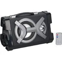 Dunlop Wireless Lautsprecher - Bluetooth - FM Radio - Tragbar - 20 Watt - Schwarz