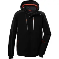 Killtec Herren Skijacke/Funktionsjacke mit abzippbarer Kapuze und Schneefang KSW