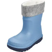 Playshoes Regenstiefel mit Futter (Herausnehmbar) Uni Kinder Gummistiefel, Bl