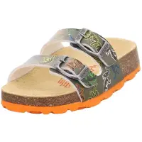 Superfit Jungen FUSSBETTPANTOFFEL GRÜN/MEHRFARBIG 7100