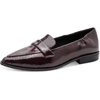 Marco Tozzi Damen Slipper Bequem, Rot (Bordeaux PAT.), 37 EU