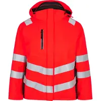 Engel Warnschutz Winterjacke Safety Damen 1943-930 Damen Gr. XS rot/schwarz