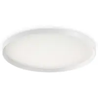 Ideal Lux Moderne Deckenleuchte Fly Aluminium-Kunststoff Materialien Weiß Led 65W 4000K D90Cm
