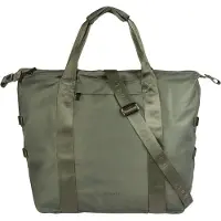 Bugatti Shopper "Herren, Damen ELIA", Damen, Gr. B/H/T: 50cm x 42cm x 20cm onesize, grün, Kunstfaser, leicht glänzend, unifarben, Taschen Shopper