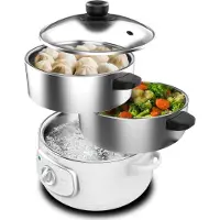 Cecotec Dampfer Vapovita SteelPot White