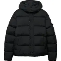 Superdry für Herren. M5012529A Gesteppte Premium Ripstop Jacke schwarz (S), Lässig