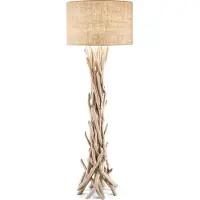 Ideal Lux Driftwood pt1, Holz, Metall, Holz, IP20, II, E27, 1 Glühbirne(n)