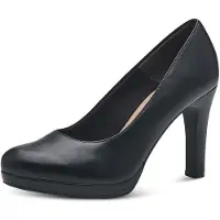 Tamaris Damen Pumps Synthetik, schwarz, 35 EU