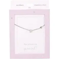 Depesche Halskette Heart of Gold silberfarben mit Buchstabe D