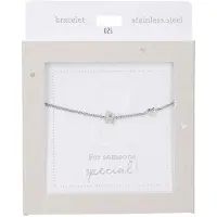Depesche Armband Silber Heart of Gold mit Buchstabe R und Herzanhänger