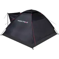 High Peak Beaver 3, Camping, Festrahmen, Pyramidenzelt, 3 Person(en), Bodenwischlappen, 2,6 kg