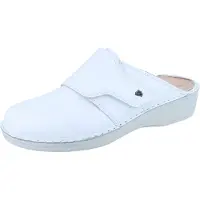 Finn Comfort Aussee Damen Clog weiss Glattleder - Größe: 39