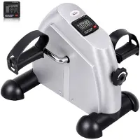 HOMCOM Heimtrainer Mini Bike Pedaltrainer Trainingsrad mit LCD-Display