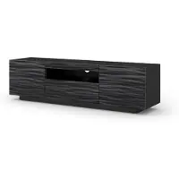 Homlando TV-Schrank AURA 150 cm SAHARA schwarz satiniert - hängend oder stehend