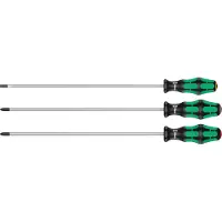 Wera 335/350/355/3 Schraubendrehersatz Kraftform Plus mit 300 mm langen Klingen, 3-teilig - 05347735002
