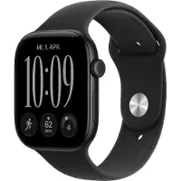 Apple Watch Series 12 Sportarmband, Schwarz, Schwarz, 46mm, GPS + Cellular, M/L