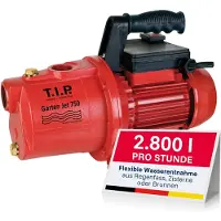 T.I.P. Garten Jet 750, Fördermenge: 2.800 l/h, Leistung: 600 W, Förderhöhe: 42 m
