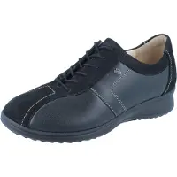 Finn Comfort FinnStretch Ostende schwarz Nubuk/Stretch/NappaSeda - Größe: UK 4,5