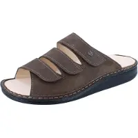 Finn Comfort Korfu Damen Herren Pantolette braun Nubukleder - Größe: 47
