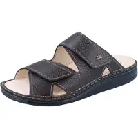Finn Comfort Danzig Soft Herren Pantoletten braun Glattleder - Größe: 40