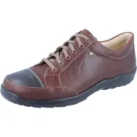Finn Comfort Alamo Herren Schnürschuhe braun Glattleder - Größe: UK 10,5