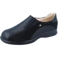 Finn Comfort Seoul Damen Halbschuhe Slipper schwarz Leder - Größe: UK 5,5