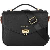 Bugatti Schultertasche Umhängetasche Ella Classic Bag Black schwarz