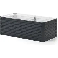 OK-Living Hochbeet Anthrazit 180 x 60 cm, Model 41596