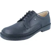 Finn Comfort Kent Herren Halbschuhe schwarz Glattleder - Größe: UK 11