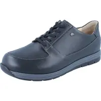 Finn Comfort FinnPlus Vernon Herren Schnürhalbschuhe schwarz Glattleder - Größe: 41