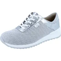 Finn Comfort Cerritos Damen Schnürschuhe weiss Mesh Leder - Größe: UK 4,5