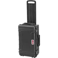 PLASTICA PANARO Hermetischer Koffer mit Griff und Rollen MAX520TR 574x361x225 mm