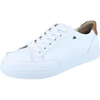Finn Comfort Brandon Herren Sneaker weiss Glattleder - Größe: UK 10,5