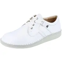 Finn Comfort Vaasa Damen und Herren Halbschuhe weiss Glattleder - Größe: 38