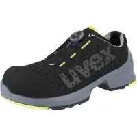 Uvex Halbschuhe 1 S1 schwarz gelb Weite 11 Gr. 42